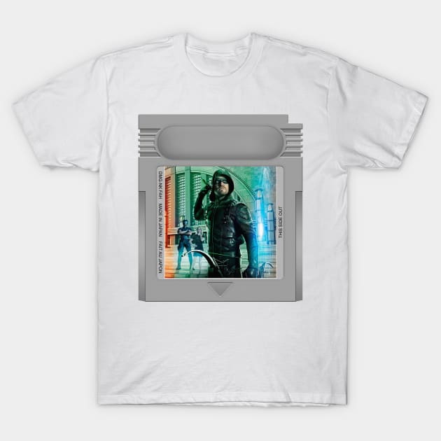 Arrow Game Cartridge T-Shirt by PopCarts